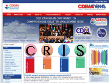 Tablet Screenshot of cdema.org